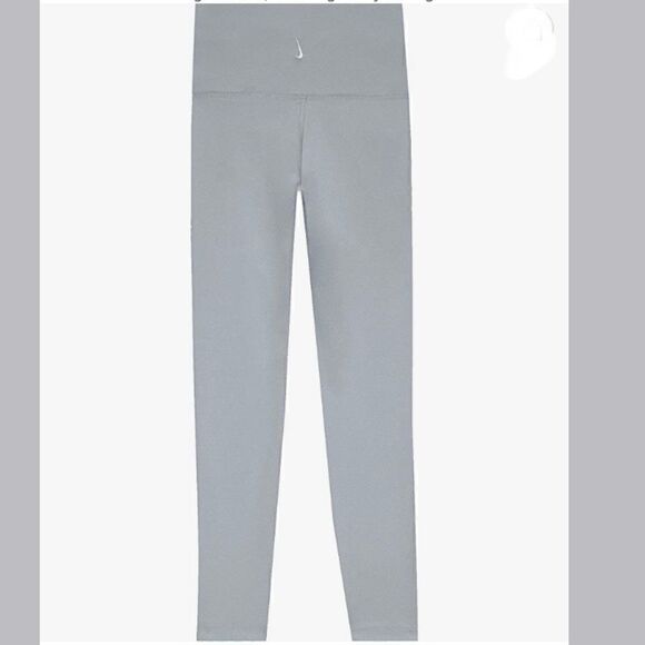 Nike Sage Gray Yoga Core Vinyasa Rainbow Side Stripe Athleisure - Picture 2 of 13